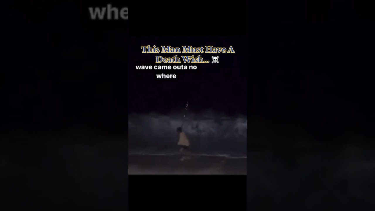 This Man Must Have A Death Wish (Sneaker Wave) 