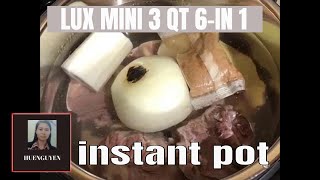 instant pot, LUX Mini 3 Qt 6-in-1/instant pot soup recipes