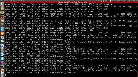 Compiling NetCDF library on Ubuntu