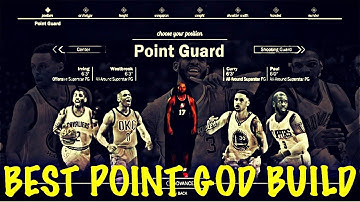 NBA 2K17 BEST POINT GUARD BUILD - HOW TO CREATE MOST OVERPOWERED POINT GUARD IN 2K17!!