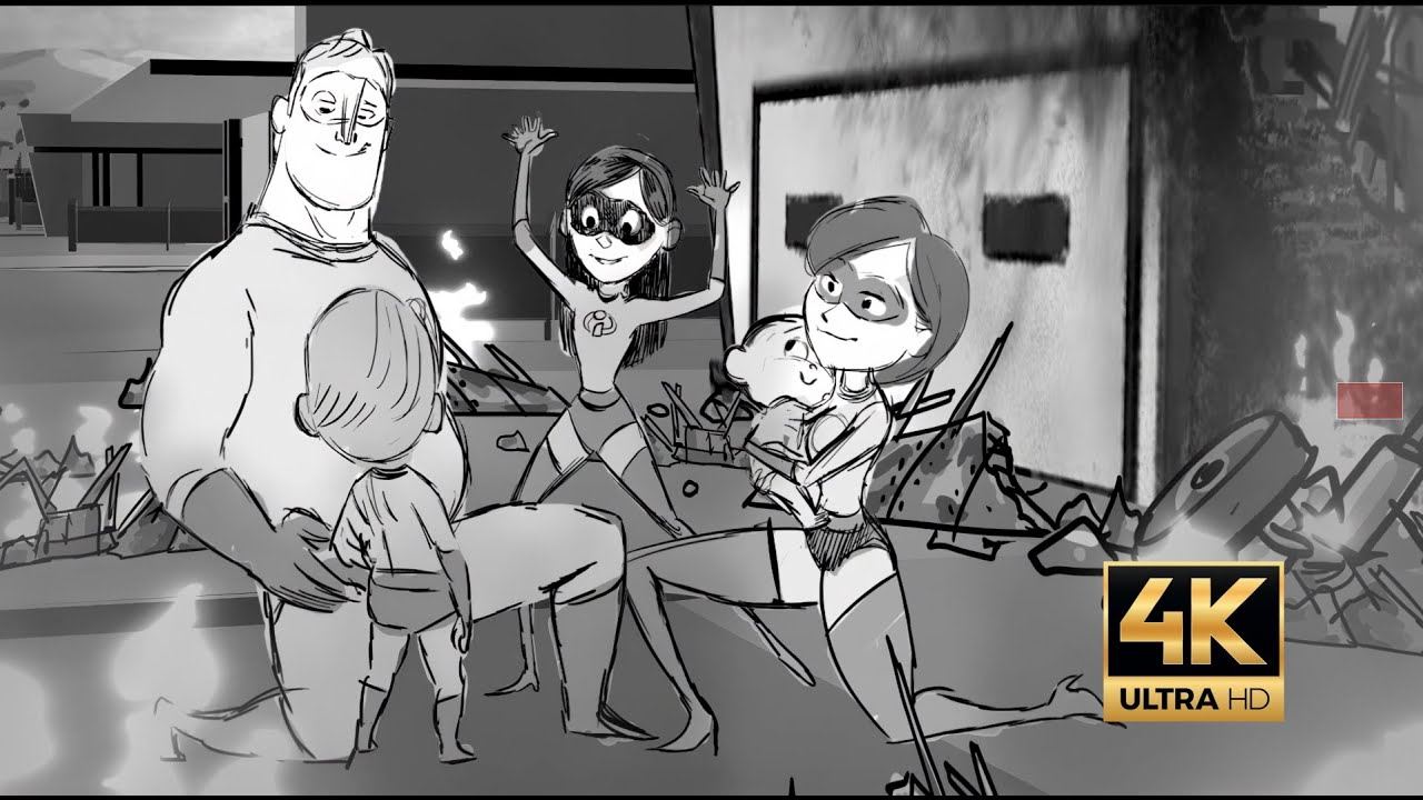 The Incredibles Escape the Suburbs. Deleted scene from The Incredibles