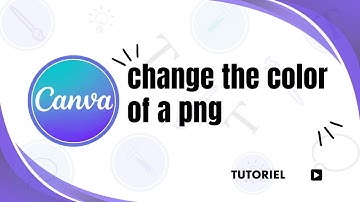 How to change color of png in Canva
