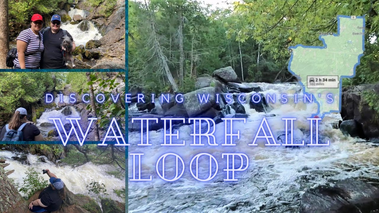 Amazing Wisconsin Water Falls Loop/Tour | Travel Vlog | 7 Falls # ...