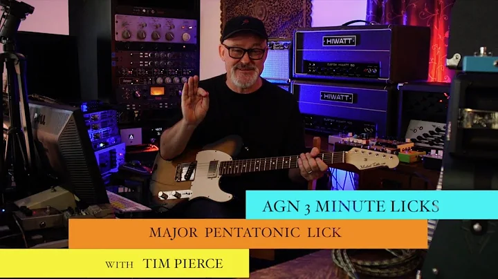 TIM PIERCE: THREE MINUTE LICK: You Need This Major Pentatonic Lick