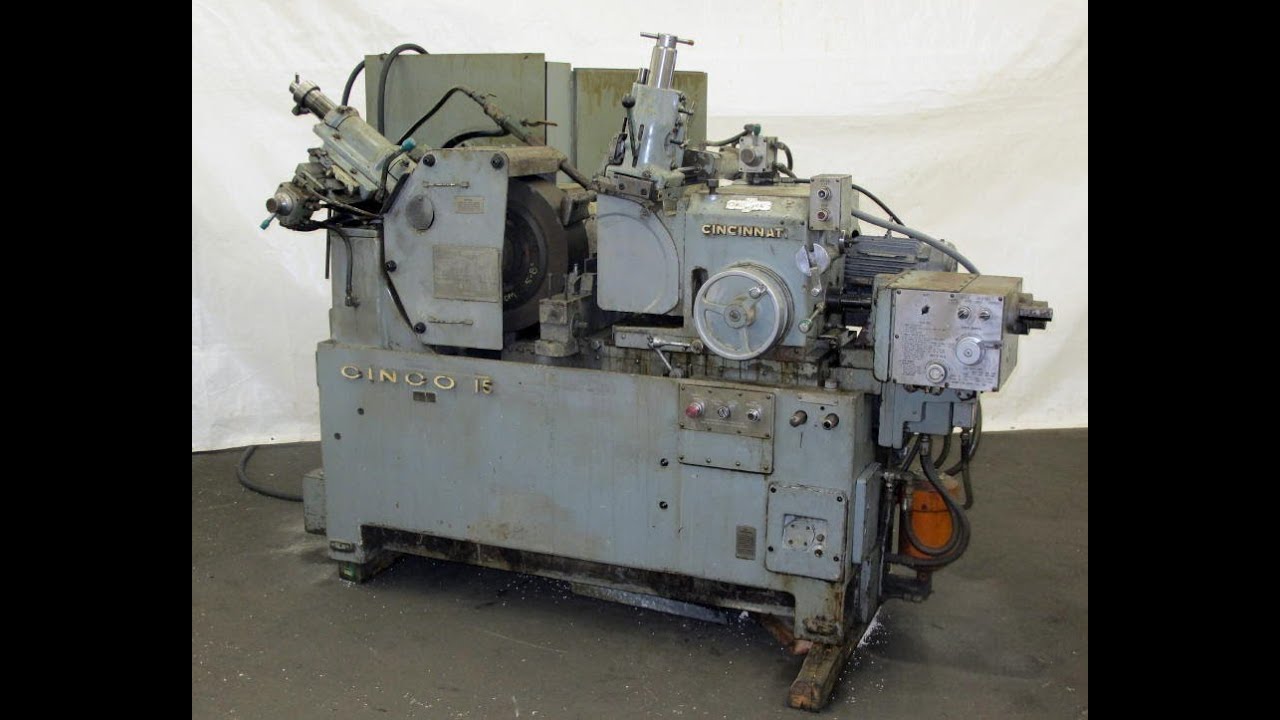 Cincinnati Cinco 15 Centerless Grinder, Ref.38274 (SOLD) YouTube