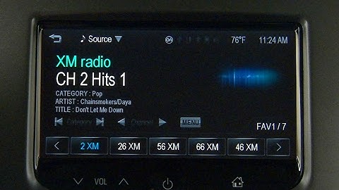 SiriusXM Basics: How to Listen with the GM Bring Your Own Media MyLink Radio