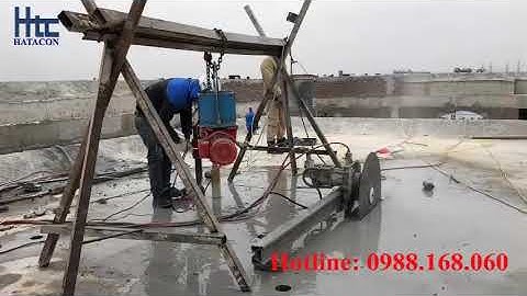 Cắt sàn bê tông an toàn và hiệu quả