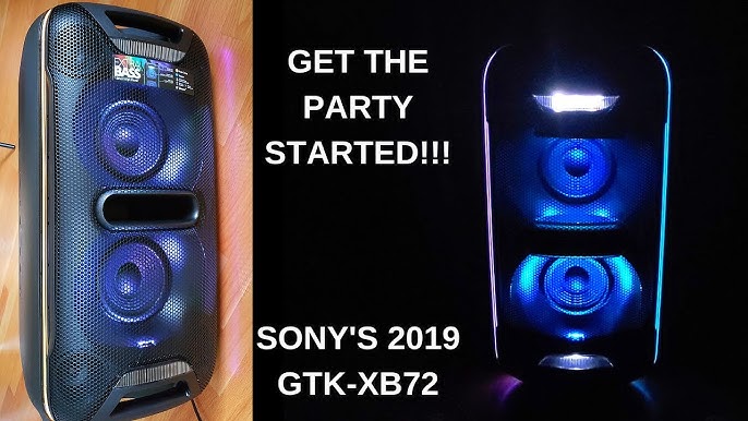 Sony GTK-XB5 High-Powered Bluetooth Light-Up Speaker 