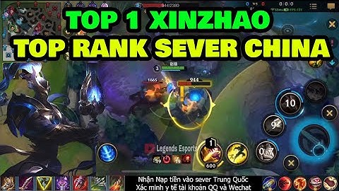 Xinzhao Tốc chiến | Top 1 Xinzhao | Ngọc và Cách lên trang bị cho Xinzhao trong pb mới quá mạnh mẽ