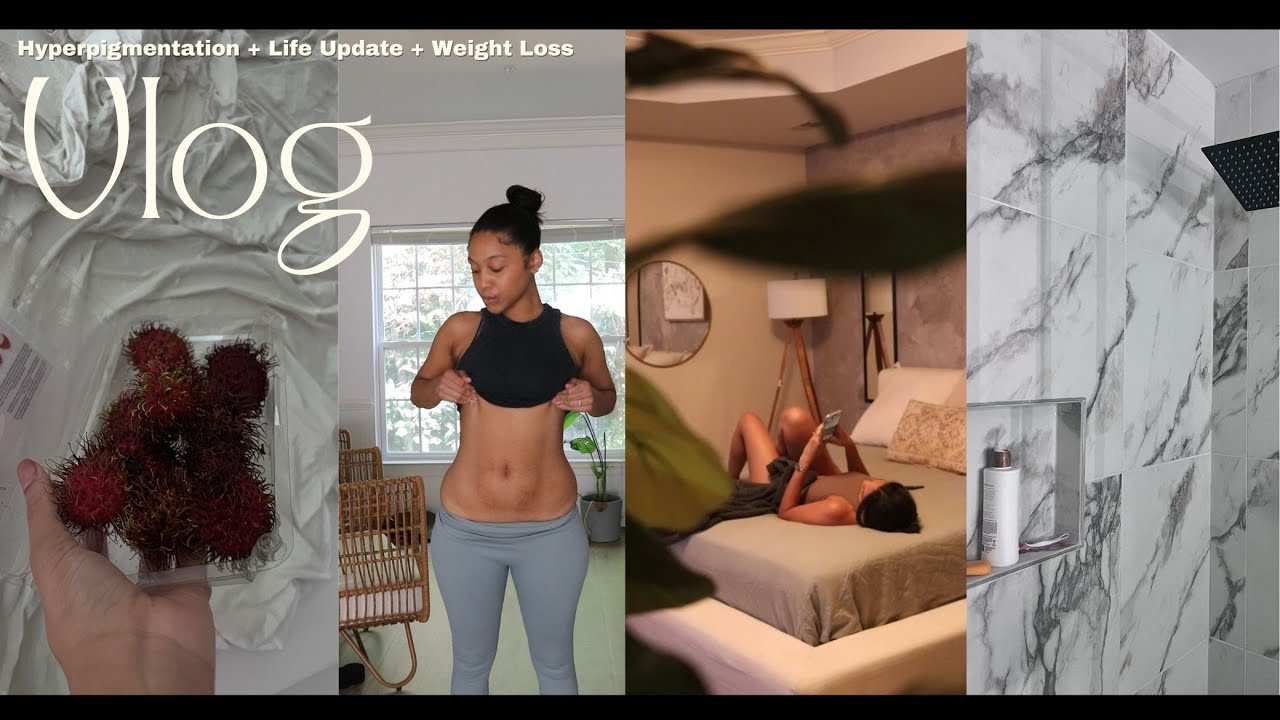 Transparent Day in my life vlog | armpit hyperpigmentation + weight loss +life update + My Break