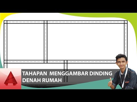 Video: Berapa tebal dinding dalam Autocad?