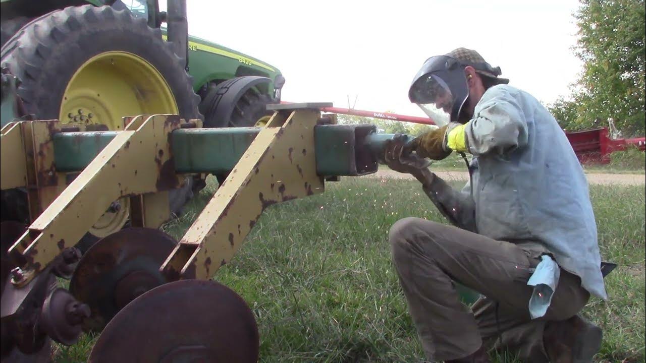Welding tips on hitches and tool bar YouTube