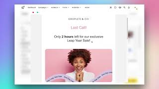 Creating and Personalizing a Leap Year Email Campaign with Test Sends and Performance Review