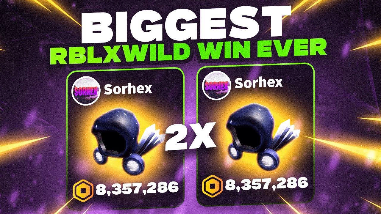 RBLXWILD BIGGEST WIN EVER! 