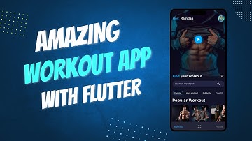 Flutter UI Template 💪 Fitness & Workout App Design
