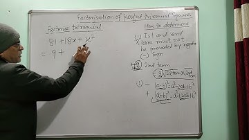 Factorise :-81+18x+x2