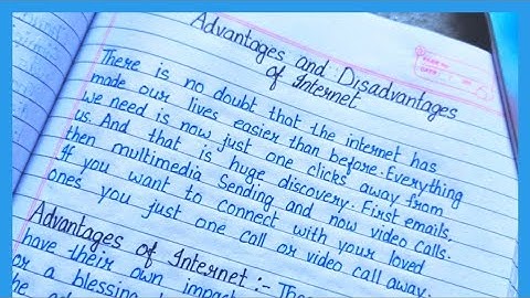Advantages and Disadvantages of Internet essay || essay on advantages and Disadvantages of Internet