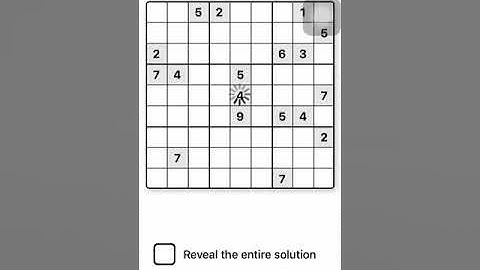 How to solve a sudoku using an app