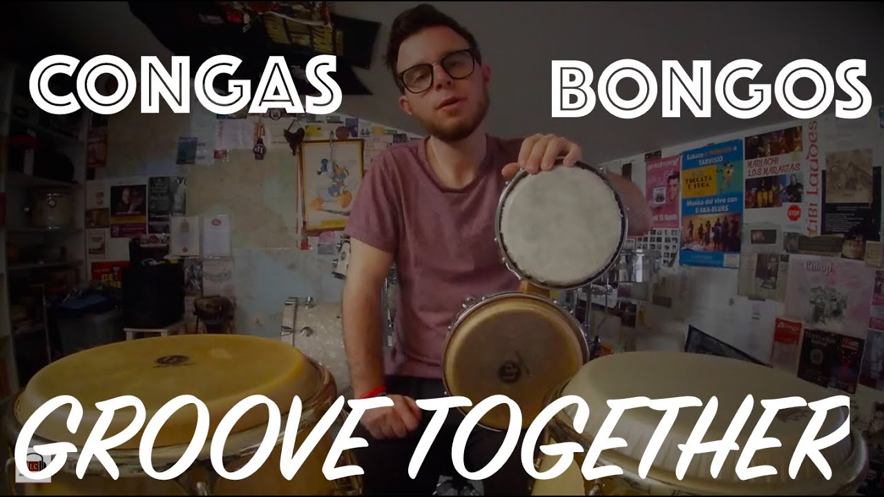 How To Play a Groove with Congas and Bongos Together YouTube