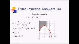 Quadratic Inequalities: Problem Set #4