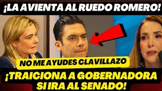 ¡LA AVIENTA AL RUEDO JORGE ROMERO! TRAICIONA A GOBERNADORA! ASISTIRÁ AL SENADO 