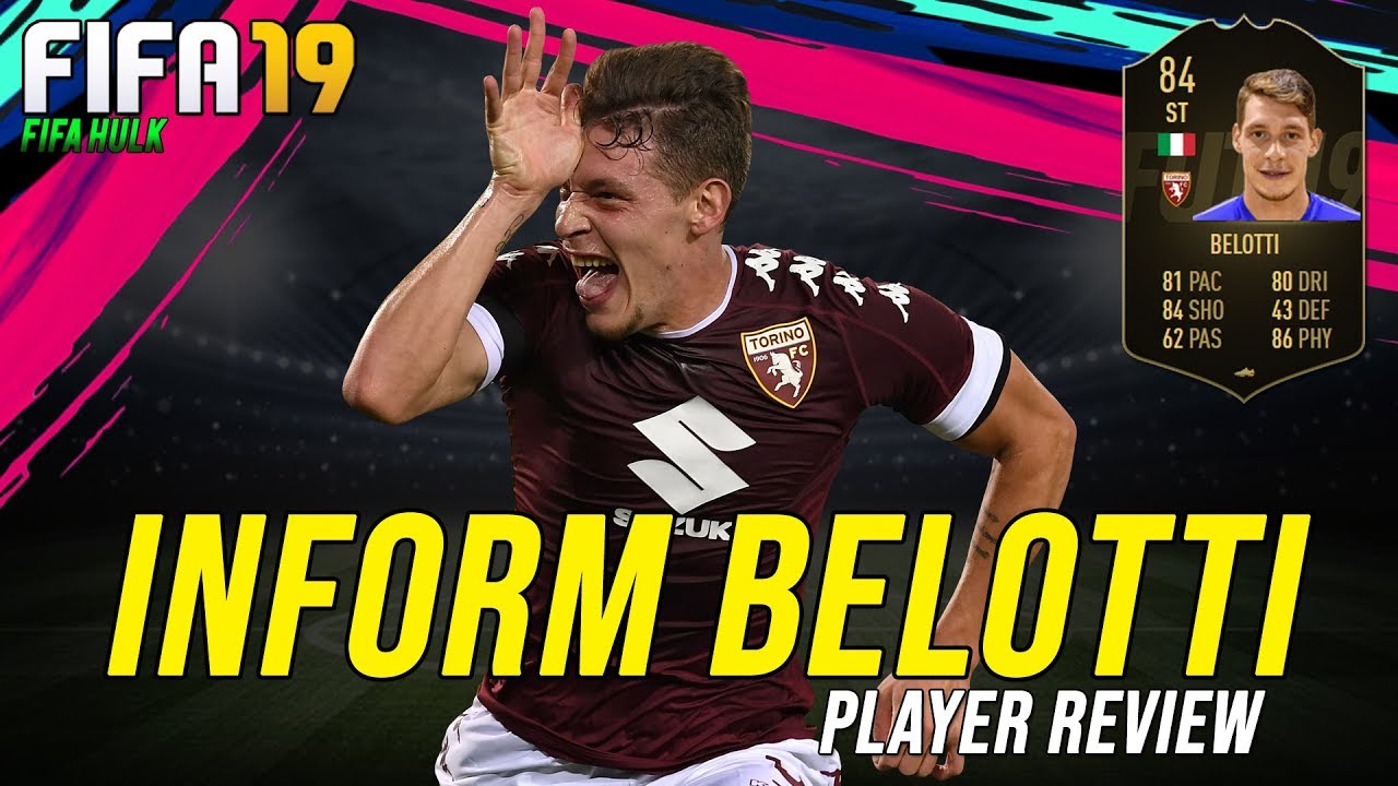 FIFA 19 IF BELOTTI REVIEW | FUT19 INFORM 84 BELOTTI REVIEW w/ DETAILED PERFORMANCE STATS