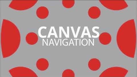 Canvas  - Manage Navigation Menu (Updated)
