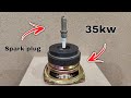 Free Energy Device. Turn Big Speaker into 250v generator use Spark plugs