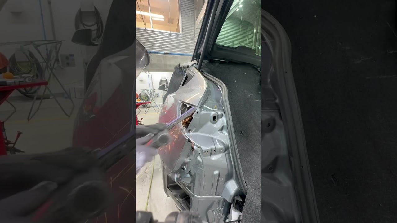 Tesla model Y quarter panel replacement 