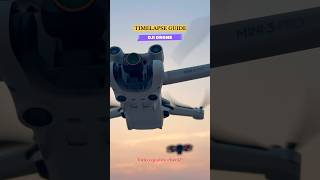 DJI DRONE TIMELAPSE Guide😍Best result✅#dji #drone #djidrones #shorts