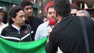 Arab Fans In Mandella Squar