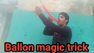 How to eat a balloon magic trick revealed