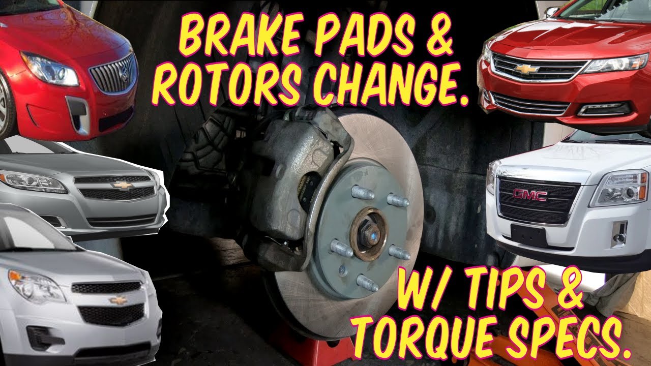 AutoShack Front & Rear Drilled Slotted Brake Rotors Ceramic Brake Pads Replacement Chevrolet Impala Malibu Limited Buick Lacrosse Regal Fwd Black Matte