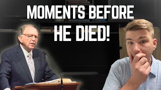 He Preached This… Then Passed Away