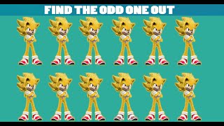 Sonic the Hedgehog 2 | Find The Odd One Out #2 | Puzzle Game screenshot 5