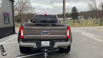 2019 Ford F450 Rear View with Atomic Game Changer Light Flasher Caution & Emergency Superior LED