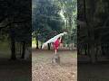 秋だな~🍂#倒立 #handstandworkout #handbalance #shorts