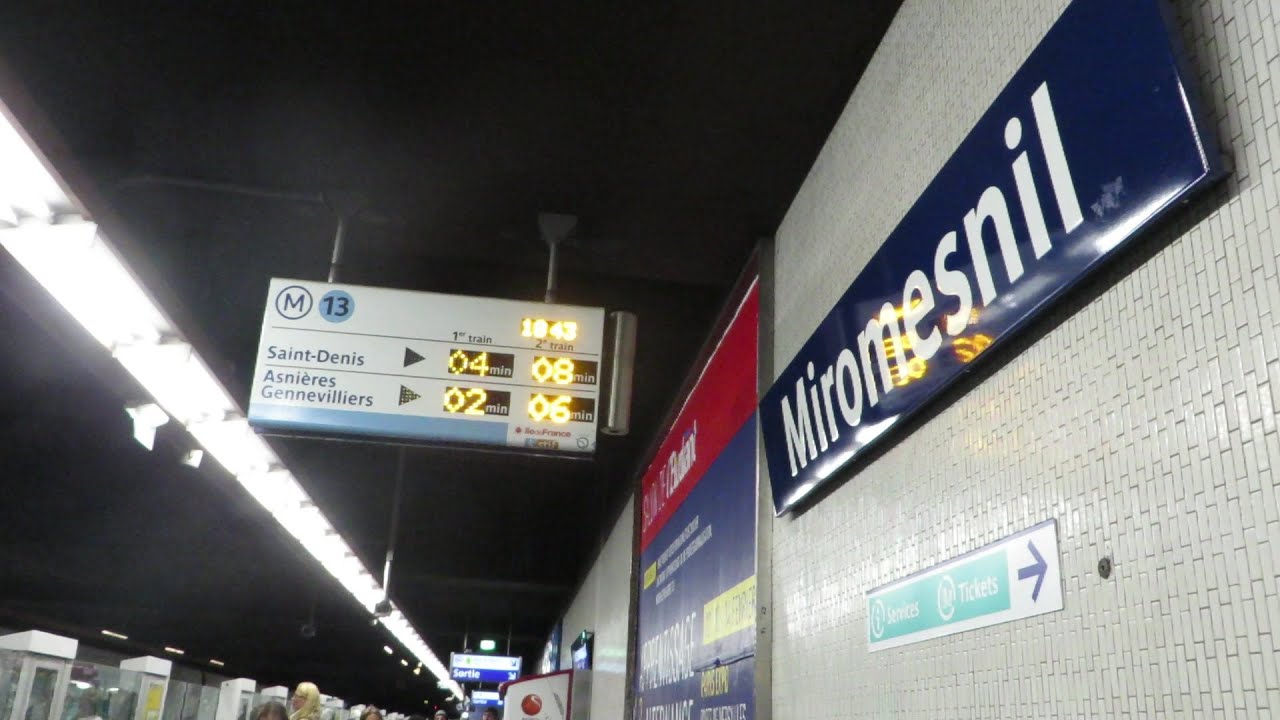 [Paris] MF77 Métro 13 - Miromesnil