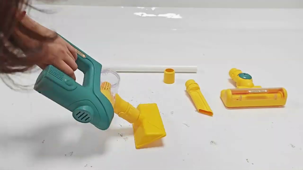 Electric Mini Vacuum With Light and Music Cleaner Simulation Housework