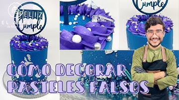 ¡Todo lo que necesitas saber para decorar pasteles falsos!