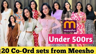 Meesho haul/ Meesho CoOrd sets haul / CoOrd sets haul under 500rs /Starting from Rs215 #meesho