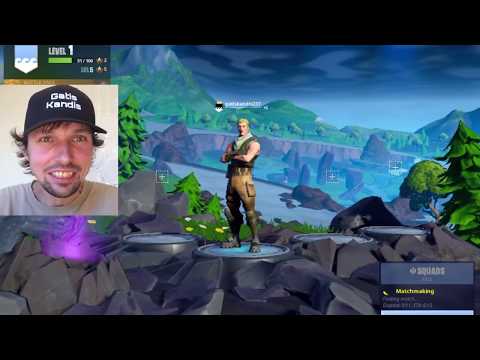 Playing Fortnite for the first time