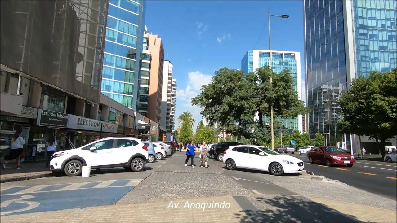 Av. Apoquindo at Las Condes in Santiago, Chile YouTube