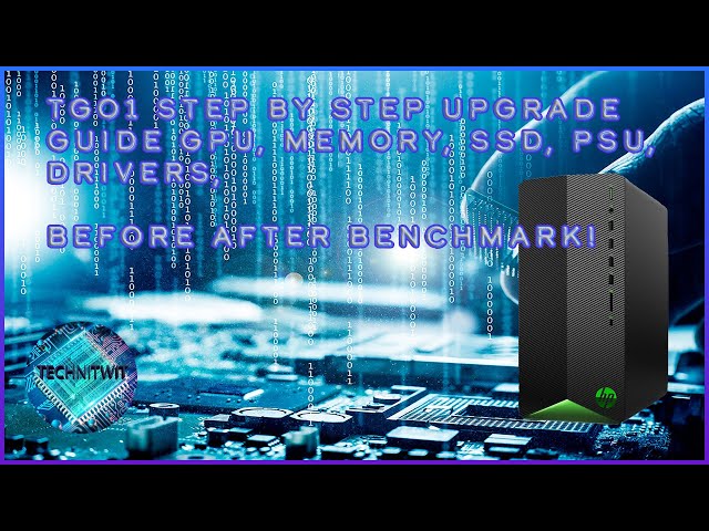 HP Pavilion Gaming Desktop TG How to Upgrade The Gpu, SSD