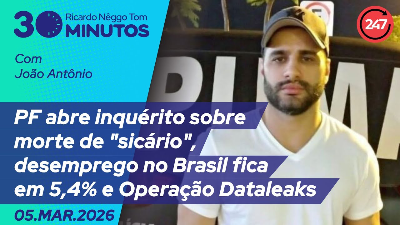 O dia em 30 minutos - PF abre inquérito sobre morte de 