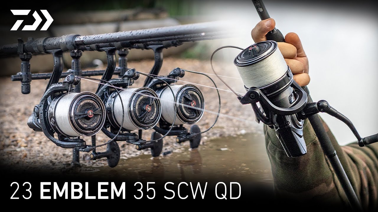Daiwa 23 EMBLEM 35 SCW QD | Adam Dawes | Daiwa Carp - YouTube