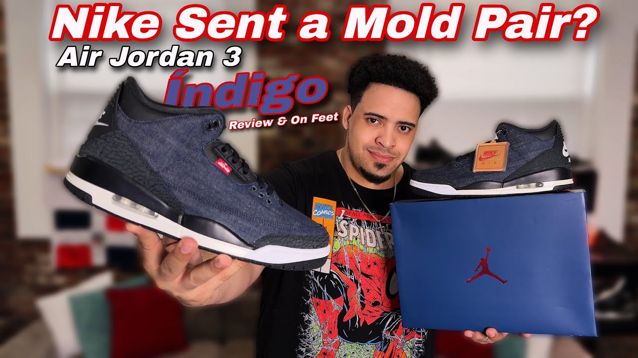 Кроссовки Jordan 3 Levi’s Indigo - Обзор и фото на ногах 👣