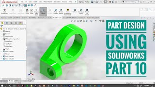 Solidworks tutorial for beginners exercise 10 in [2020]