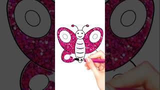 butterfly coloring / #shorts / #shortsfeed / #ytcolors