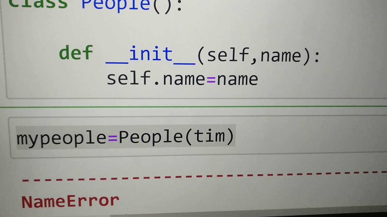 #Python #Name Not Defined #Error Solved